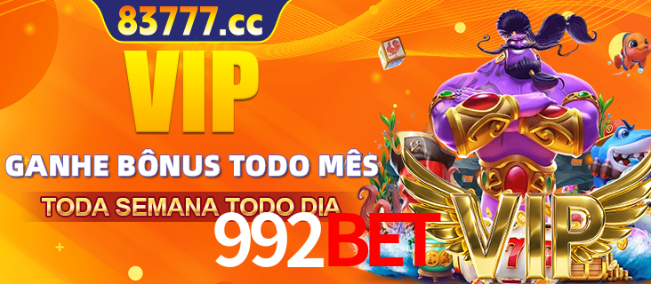Banner promocional do 992BET oferecendo 100% de recompensas adicionais contínuas para quem fizer o login diário (Daily sign-in), com um mascote de coelho.